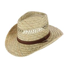 Weather the sun in style with this western straw hat. This hat not only is breathable with its ventilated crown but is also sleek with its matching hatband and chin cord. Looking for more ways to wear? Adjust the brim to shape to desired look and to shield your eyes from the sun. Made of 100% Straw Hat Band, Straw Hat, Your Eyes, The Sun, Straw, Sleek, Crown, Sun, Hats