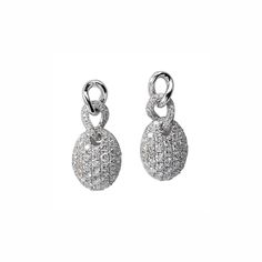 These oval drops are adorned with our cubic zirconia for a modern twist on classic elegance. A slight turn of the head will catch any light and provide the perfect amount of shimmer and ultimate style. Details: Metal: Rhodium-Plated on Sterling Silver Base Stones: AAAAA-Grade Cubic Zirconia Height: 19.4 mm Width: 8.70 mm Depth: 4.99 mm Elegant Oval Diamond Earrings, Elegant Oval Brilliant Cut Diamond Earrings, Oval Diamond Earrings With Accents For Evening, Oval Diamond Earrings For Party, Oval Diamond Earrings For Evening, Elegant Oval Earrings With Diamond Accents, Elegant Oval Diamond White Diamond Earrings, Elegant Oval Diamond Cut Earrings, Elegant Oval Diamond White Earrings