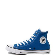 Converse Shoes, Shirts & Backpacks | Chuck Taylors | Journeys Urban Blue Lace-up High-top Sneakers, Blue Lace-up Urban High-top Sneakers, Blue Lace-up High-top Urban Sneakers, Casual Blue High-top Sneakers For Streetwear, Converse High-top Sneakers With Speckled Midsole For Streetwear, Urban Blue Canvas Sneakers, Blue Converse Canvas Sneakers, Blue Casual Cotton High-top Sneakers, Blue Converse Cotton High-top Sneakers