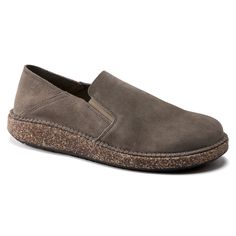 Callan Suede Leather Gray Taupe | BIRKENSTOCK Birkenstock Styles, Birkenstock Style, Birkenstock Brown, Mom Outfit, Outfit Combos, Casual Shoe, Leather Shoes Woman, Birkenstock Shoes, Clogs Shoes