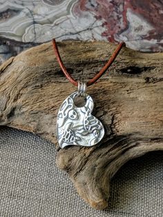 "You can find more silver treasures in my shop! Click here: https://www.etsy.com/shop/SeasideSilverJewels Or follow me on Facebook: https://www.facebook.com/SeasideSilverJewels/ This piece brings to mind the Sea Turtle hatchlings when they have to run to the ocean as fast as they can! Look for my matching earrings! https://www.etsy.com/listing/728219152 SIZE AND DETAIL: It's about 1\" long and 1\" wide. Each pendant contains approximately 4.3 grams of fine silver. (I handcraft each piece so weig Artisan Silver Heart Pendant Necklace, Artisan Silver Necklace With Heart Charm, Bohemian Heart Jewelry For Everyday, Unique Silver Heart Charm Necklace, Unique Silver Heart Necklace With Charm, Artisan Silver Jewelry With Heart Charm, Silver Bohemian Necklace For Valentine's Day, Bohemian Silver Necklace For Valentine's Day, Bohemian Silver Necklace With Heart Charm