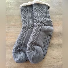 - New. Never Used. - Super Soft And Cozy. Winter Socks Women, Winter Socks, Socks Women, Gray White, Socks, Women Accessories, Grey, Customer Support, Women Shopping