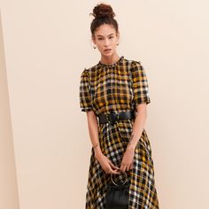 Modern Evening Midi Dress For Fall, Chic Spring Midi Dress For Workwear, Fall Business Midi Dress, Chic Business Dresses For Fall, Chic Formal Fall Midi Dress, Chic Formal Midi Dress For Fall, Chic Fall Business Dresses, Designer Dresses For Spring Workwear, Designer Workwear Dresses For Fall