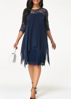 ROTITA Mock Neck Pierced Short Sleeve Dress | Rotita.com - USD $25.99 Plus Size Special Occasion Outfits, Plus Size Summer Dresses For Wedding Guest, Plus Size Party Dress Special Occasions, Cocktail Attire For Women Plus Size, Dresses For Big Belly Women, Plus Size Semi Formal Outfits, Plus Size Dresses To Wear To A Wedding, Plus Size Formal Dresses For Wedding, Plus Size Special Occasion Dresses