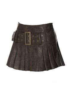 Casual Khaki Pants, High Waisted Pleated Skirt, Faux Leather Mini Skirt, Favorite Boots, Swimsuit Dress, Fashion Korean, Chunky Sweater, Leather Mini Skirts, Pleated Mini Skirt