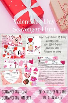 the valentine's day scavenger hunt is here