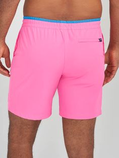 Grab your sunglasses and your flamingo floaty and sink into island time with these classic swimmers. These jealousy-inducing trunks feature an ultra quick drying shell, mesh basket liner and a zipper back pocket. Not to mention the elastic waistband and build-in drawstring designed to keep your trunks secure from the swim up bar all the way to the all you can eat crab leg buffet. Fabric: 92% Polyester/8% Spandex Machine Wash Cold, Tumble Dry Low Best for: Swimming, Sunbathing, Boat Days, Boogie Micro-elastic Moisture-wicking Activewear For Summer, Summer Activewear With Moisture-wicking, Sporty Fitted Swim Trunks For Water Sports, Moisture-wicking 4-way Stretch Swimwear For Water Sports, Breathable Stretch Swim Trunks For Water Sports, Athleisure Swimwear For Water Sports With 4-way Stretch, Stretch Moisture-wicking Swim Trunks For Water Sports, 4-way Stretch Swimwear For Water Sports, Athleisure Solid Swimwear With Go-dry