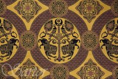 Byzantine Brocade with Winged Lions in Medallions - Sartor Byzantine Pattern, Costume Green, Egyptian Style, Quilt Fabrics, Western Clothing, Silk Brocade, Green Silk, Beautiful Quilts, Quilt Fabric