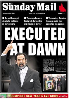 the front page of sunday mail with an image of man in suit pointing at something