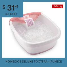 a white bowl with ice in it and the price is $ 31 99 reg $ 50 00