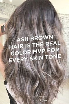 Brown Hair Trends, Skin Tone Hair Color, Ash Brown Hair Color, Ash Hair, Ash Brown Hair, Ash Blonde Balayage, Ash Hair Color, Shorthair Hairstyles, Ash Blonde Hair