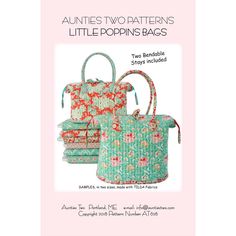 an image of two purses and one handbag on the cover of a book