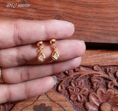 Small Jumki Gold, Ear Ring Models Gold, Gold Earrings Jumka Designs, Ear Rings For Kids Gold, Kids Earrings Gold Children, Simple Gold Earrings Indian, Small Earrings Gold Studs, Kids Earrings Gold Indian, Small Jhumkas Gold