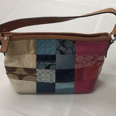 Questions? Leave A Comment Below! Multicolor Rectangular Coach Shoulder Bag, Coach Multicolor Rectangular Bag, Multicolor Rectangular Coach Bags, Pink Coach Bucket Bag, Coach Multicolor Bag With Handles, Multicolor Coach Shoulder Bag, Multicolor Coach Shoulder Bag For Everyday Use, Everyday Multicolor Coach Shoulder Bag, Multicolor Coach Bag With Double Handle