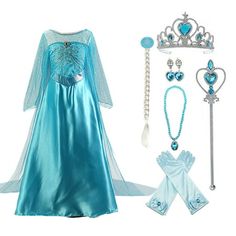 More kind of Girls Dress Up style welcome to choose in Kawell Shop: http://www.walmart.com/c/brand/kawell costume Similar item to consider: Best Seller $23.99 Act 2 Elsa Dress Best Seller $17.99 Encanto Mirabel Dress Best Seller $18.99 Belle Dress Rich Accessories: Clearance$17.99 Princess Cloak  $25.99 Princess Long Cloak  $12.99 Princess Wig  $13.99 Crowns, Necklaces, Wands, Gloves and Earrings Some of Family Costume:  $27.99 Mario Costume  $40.99 Santa Costume Warm Tips: A little wrinkles are Encanto Mirabel Dress, Princess Cloak, Princess Costume Kids, Princess Elsa Dress, Princess Party Dress, Frozen Elsa Dress, Elsa Costume, Frozen Costume, Elsa Dress