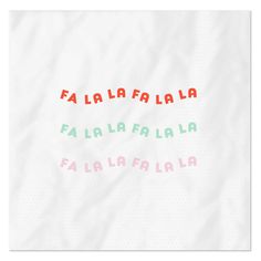 the word falafafia written in red and green ink on white paper with polka dots