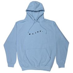 Light Blue Hoodie, Western Outfits Men, Outfits Jeans, Trendy Hoodies, Cute Sweatshirts, Cute Comfy Outfits, Embroidered Hoodie, Cool Hoodies, Blue Hoodie