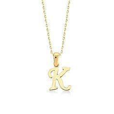 PRICES MAY VARY. DESCRIPTION — Looking for a unique and stylish way to showcase your or your loved ones' initial? This cursive letter necklace is the perfect choice! Made from high-quality 14k solid gold, this elegant necklace features a beautifully designed cursive initial pendant that is sure to add a touch of charm to any outfit. SIZE — Here’s the sizes of your new favorite piece! The Pendant Height: 8 mm, Pendant Width: 8 mm, Chain Length: 18 in AUTHENTIC MATERIALS — We use only authentic an Handwritten Necklace, Gold Initial Necklaces, Gold Letter Pendants, 14k Gold Initial Necklace, Script Initial, Diamond Videos, Necklace Everyday, Initial Necklaces, Letter Pendant Necklace