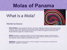 an advertisement with the words what is a mola? and it's image