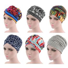 SPECIFICATIONS Style: Fashion Pattern: Print Material: Spandex Hijabs Type: Scarf , Hijabs For the season: Spring/Summer/Autumn/Winter Fabric Type: Broadcloth Size: Fits all adult/170*26cm Material: Cotton&Spandex Packing: A piece long head turban One OPP bag Head Wrap Tutorial, Stylish Womens Hats, Turban Scarf, Hijab Cap, Head Turban, Wrap Tutorial, Chemo Hats, Head Scarfs, Hijab Caps