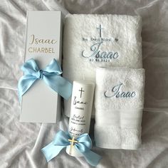 Personalised Christening l Baptism l Name Day Candle and Embroidered Towel Set Preserve the memories of your child's special day with a personalised candle and towel set, a timeless keepsake to cherish for years to come. Candles are made locally in Australia and are very high quality. These candles are unscented and are made from food grade paraffin wax and a cotton lead free wick. Candle size options include: - 25cm x 7cm - 20cm x 7cm - 15cm x 7cm Set Includes:  1x Candle 1x Personalised Bath T L Name, L Names, Script Text, Baptism Candle, Candle Gift Box, Color Script, Pink Mirror, Embroidered Towels, Candle Sizes