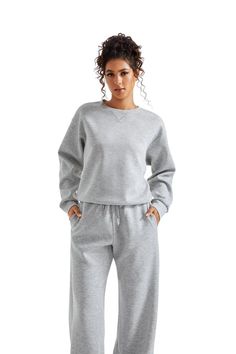 Modal Oversized Lounge Set-Clothing-SUUKSESS-XS-Grey-SUUKSESS Vacation Loungewear, Tank Top Bodysuit, Short Sleeve Jumpsuits, Ribbed Bodysuit, Jumpsuit With Sleeves, Flare Leggings, Fall Sweatshirt, Romper Dress, Seamless Leggings