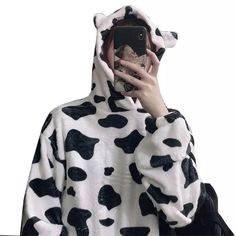 Cow Print Hoodie, Aesthetic Fashion Women, Big Sweatshirt, Female Hoodie, Womens Hoodies Casual, Winter Kawaii, Hoodie Korean, Sweatshirts Oversized, Kawaii Hoodie