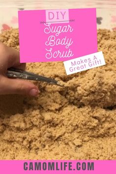 This Easy DIY Brown Sugar Scrub is made with ingredients commonly found in your pantry. This scrub makes a great gift for Valentine's Day, Christmas, Birthday or a just because gift. After using this body scrub your skin with be soft and smooth. #brownsugarbodyscrub #DIYbodyscrub #sugarbodyscrub #easybodyscrub #giftideas #exfoliate #softskin Diy Sugar Body Scrub, Gifts To Make For Mom, Calming Methods, Relax Ideas, Diy Brown Sugar, Sugar Body Scrub Diy, Body Scrub Homemade Recipes, Used Coffee Grounds, 50 Birthday Party