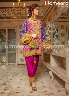 mehndi shalwar kameez Mehndi Shalwar Kameez, Bridal Mehndi Dresses, Pakistani Bridal Dress, Mehndi Dress, Stylish Mehndi, Gota Work, Screen Printed Fabric, Normal Clothes, Embroidered Pants