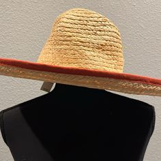 I Must Have Aerie Straw Hat One Size Fits All Or Most Great For The Summer Days Great For A Cruise A Picnic A Day At The Beach However You Want To Add This To Your Wardrobe Orange Adjustable Summer Hat, Adjustable Summer Sun Hat In Orange, Adjustable Orange Summer Hat, Summer Orange Adjustable Sun Hat, Adjustable Orange Summer Sun Hat, Adjustable Orange Sun Hat For Summer, Orange Short Brim Sun Hat For Vacation, Orange Wide Brim Sun Hat For Spring, Straw Sun Hats One Size Fits Most