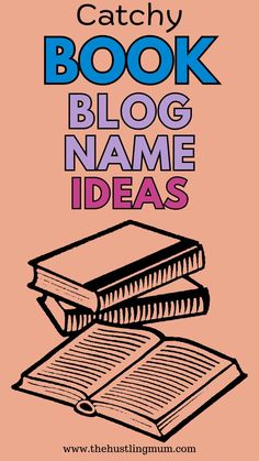 Book Blog Name Ideas Inspirational Books, Make It Yourself, Books