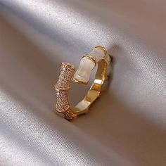 Luxury Opal Gold Open Ring Jewelry Party Accessory For Woman Girls Gift 10 Year Anniversary Gift Ideas, First Anniversary Gift For Wife, Styling Rings, Gift For Her Ideas, Rings Acrylic, Year Anniversary Gift Ideas, Colorful Rings, Gift Ideas For Wife, First Wedding Anniversary Gift