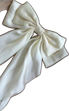 Cream Silk, Holiday Outfits, Hair Accessories, Cream, Silk