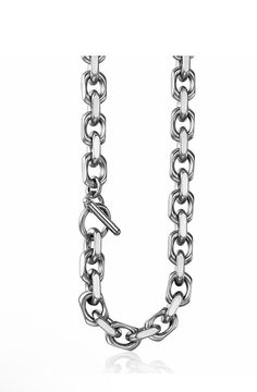 This chunky silver chain is approximately 9mm and it’s such a cute stand alone piece. A perfect silver layer to add into your gold stack or layer on its own. 18 inches Silver Rolo Chain Necklace For Everyday, Everyday Silver Rolo Chain Necklace, Sterling Silver Necklace With Chunky Chain, Classic Silver Necklace With Chunky Chain, Sterling Silver Necklace With Chunky Rectangular Links, Everyday Sterling Silver Chunky Chain Necklace, Everyday Chunky Chain Necklace In Sterling Silver, Silver Chunky Link Chain Necklace, Chunky Chain White Gold Jewelry For Everyday