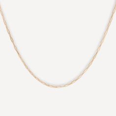 Gold Fill | Nora Link Necklace Rose Gold Chain Necklace With Adjustable Chain For Everyday, Rose Gold Adjustable Chain Necklace For Everyday, Everyday 14k Gold Filled Paperclip Chain Necklace, Simple Everyday Paperclip Chain Necklace, Minimalist Rose Gold Chain Link Necklace, Everyday Delicate Rose Gold Chain Necklace, Rose Gold Cable Chain Necklace For Everyday, Everyday Rose Gold Cable Chain Necklace, Simple Everyday Yellow Gold Chain Necklace