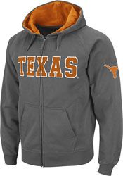 Texas Longhorns Charcoal Twill Tailgate Full-Zip Hooded Sweatshirt $34.99 http://shop.texassports.com/Texas-Longhorns-Charcoal-Twill-Tailgate-Full-Zip-Hooded-Sweatshirt-_1345552425_PD.html?social=pinterest_pfid52-79928 Collegiate Apparel