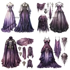 Plum Gothic Princess Clothes Clipart, Deep Plum Clothes Clipart, Scrapbook Kit, Junk Journal Digital, Princess Costumes ,high Quality Images - Etsy Plum Clothes, Clothes Clipart, Bridgerton Vibes, Princess Clothes, Gothic Princess, Dreamy Gowns, Clothing Design Sketches, Fantasy Dresses, Fashion Drawing Dresses