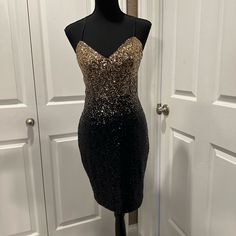 New With Tags, Size Small. Beautiful Gold And Midnight Blue Sequined Dress. Hugs The Curves And Looks Stunning On. Perfect For The Holidays. Fabric Has Stretch. Fitted Spaghetti Strap Midi Dress For Night, Fitted Sleeveless Midi Dress For Night, Glamorous Fitted Night Dress, Glamorous Fitted Dress For Night, Dresses Gold, Blue Floral Midi Dress, Pink Floral Maxi Dress, Beautiful Floral Dresses, Sequined Dress