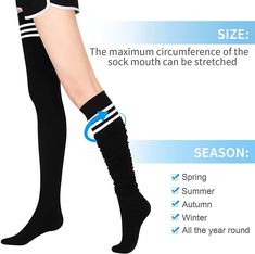 Cheap Tight Fit Thigh High Leggings, Cheap Thigh-high Tights For Parties, Cheap Black Knee-high Socks, Cheap Over-the-knee Socks, Cheap Thigh High Socks For School, Cheap Fitted Knee-high Socks, Cheap Breathable Knee-high Socks, Extra Long Thigh High Socks, Thigh Belts