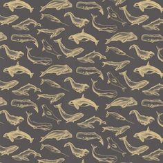 an image of a pattern with dolphins on it