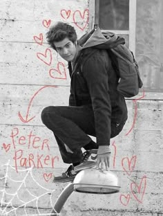 a picture of andrew garfield’s peter parker in black and white with hand drawn red hearts Andrew Garfield Spiderman Poster, Peter Parker Room Aesthetic, Spiderman Aesthetic Andrew Garfield, Andrew Garfield As Spiderman, Peter 3 Aesthetic, The Amazing Spiderman Wallpapers Pc, Tasm Peter Parker Aesthetic, Marvel Aesthetic Spiderman, Peter Parker Wallpaper Aesthetic