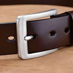 Wear style to perfection with our Elegant Men's Belt. Made from high-quality genuine leather, it features two loops to adjust your outfit perfectly. The Orenzio belt signs your look with elegance! Width 3.8 cm Leather Belts With Silver Buckle For Business, Leather Belt Buckles With Silver Buckle For Business, Leather Belt Buckle With Silver Buckle For Business, Leather Belt Buckle With Silver Detail For Business, Modern Leather Belt With Silver Buckle, Classic Leather Belt With Silver Buckle, Classic Brown Belt Buckles With Silver Buckle, Modern Silver Buckle Belt For Business, Formal Brown Belt Buckles With Silver Buckle