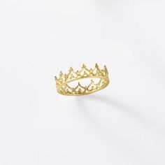 Ross-Simons - 14kt Yellow Gold Royal Crown Ring Size 6. Add this regal ring to your collection! Shining in polished 14kt yellow gold, it's a style fit for a princess. You'll want to wear it every day! 1/4" wide. 14kt yellow gold royal crown ring. Elegant Formal Jewelry With Tall Crown, Elegant Gold Stackable Princess Cut Rings, Elegant Yellow Gold Jewelry With Crown Design, Elegant Gold Princess Cut Stackable Rings, Regal Gold Jewelry For Anniversary, Elegant Round Crown Anniversary Ring, Regal Gold Rings For Formal Occasions, Classic Crown Ring For Formal Occasions, Gold Ring With Crown Design For Anniversary