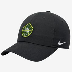 Top off your game-day look with this adjustable Seattle Storm cap to show your love for your squad. Nike Baseball Cap With Curved Brim For Sports, Nike Curved Brim Baseball Cap For Sports, Nike Casual Sports Trucker Hat, Nike Casual Trucker Hat For Sports, Black Dad Hat For Sports Events, Sporty Dad Hat With Curved Bill For Game Day, Sporty Dad Hat With Curved Brim For Game Day, Sporty Curved Bill Dad Hat For Game Day, Black Curved Visor Dad Hat For Sports Events