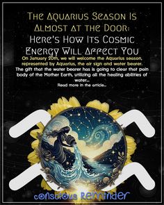 the aquarius season is almost at the door here's how its cosmic energy will attract you