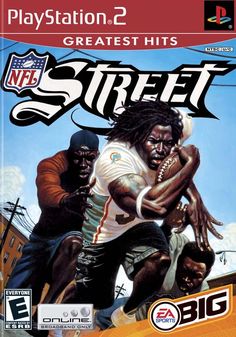 NFL Street (Greatest Hits) - PlayStation 2 Nfl Street, Street Video, Game Cover, Video Game Systems, Ps2 Games, Field Goal, Video Game Controller, Ea Sports, Game System