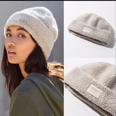 Brand New With Tags Cute And Stylish Beanie Hat Oatmeal Color White Cream Beanie Hat For Everyday, Cream Everyday Beanie Hat, Everyday Cream Beanie Hat, Cream Winter Hats For Everyday, Cozy Cream Hat For Everyday, Casual Cream Bonnet, Cream Beanie Hat For Fall, Cream Beanie For Fall, White Cozy Everyday Beanie