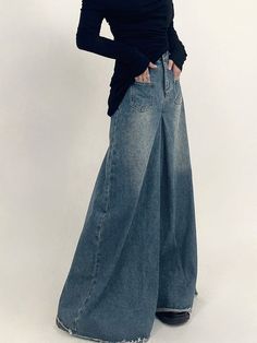 Denim Wide Leg Pants, Denim Wide Leg, Pants Details, Plain Style, Long Midi Dress, White Floral Dress, Outerwear Vest, Summer Party Dress, Casual Summer Dresses