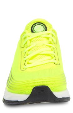 This street-ready sneaker hits the scene with plush materials, trend-forward colors and incredible cushioning. Lace-up style Textile and synthetic upper/textile lining/synthetic sole Imported Sporty Yellow Running Shoes For Marathon, Green Low-top Marathon Sneakers, Sporty Yellow Marathon Running Shoes, Yellow Sneakers With Air Max Cushioning For Marathon, Yellow Athleisure Running Shoes With Air Cushioning, Yellow Sporty Synthetic Running Shoes, Sporty Yellow Synthetic Running Shoes, Yellow Low-top Running Shoes For Marathon, Yellow Synthetic Sporty Running Shoes