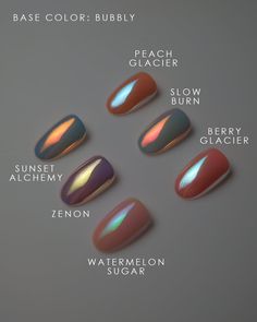 ✨ Berry Glacier is our finely milled, color-shift chrome powder, specially formulated to achieve the irresistibly glossy glazed finish, in a dual-color sheen finish. Achieve a professional, salon-quality finish right at home, even for beginners.• 1g Container + Dual Sided Applicator Included• Vegan 🥕 & Cruelty-Free 🐰 + HEMA Free• Does not contain formaldehyde, toluene, DBP, camphor, formaldehyde resin, or xylene and doesn’t contain parabens, fragrances, animal ingredients, & ethyl tosylamide C Berry Chrome Nails, Magenta Chrome Nails, Mauve Chrome Nails, Grey Chrome Nails, Chrome Nail Colors, Red Chrome Nails, Hair Dues, Chrome Nail Art, Soft Gel Nails